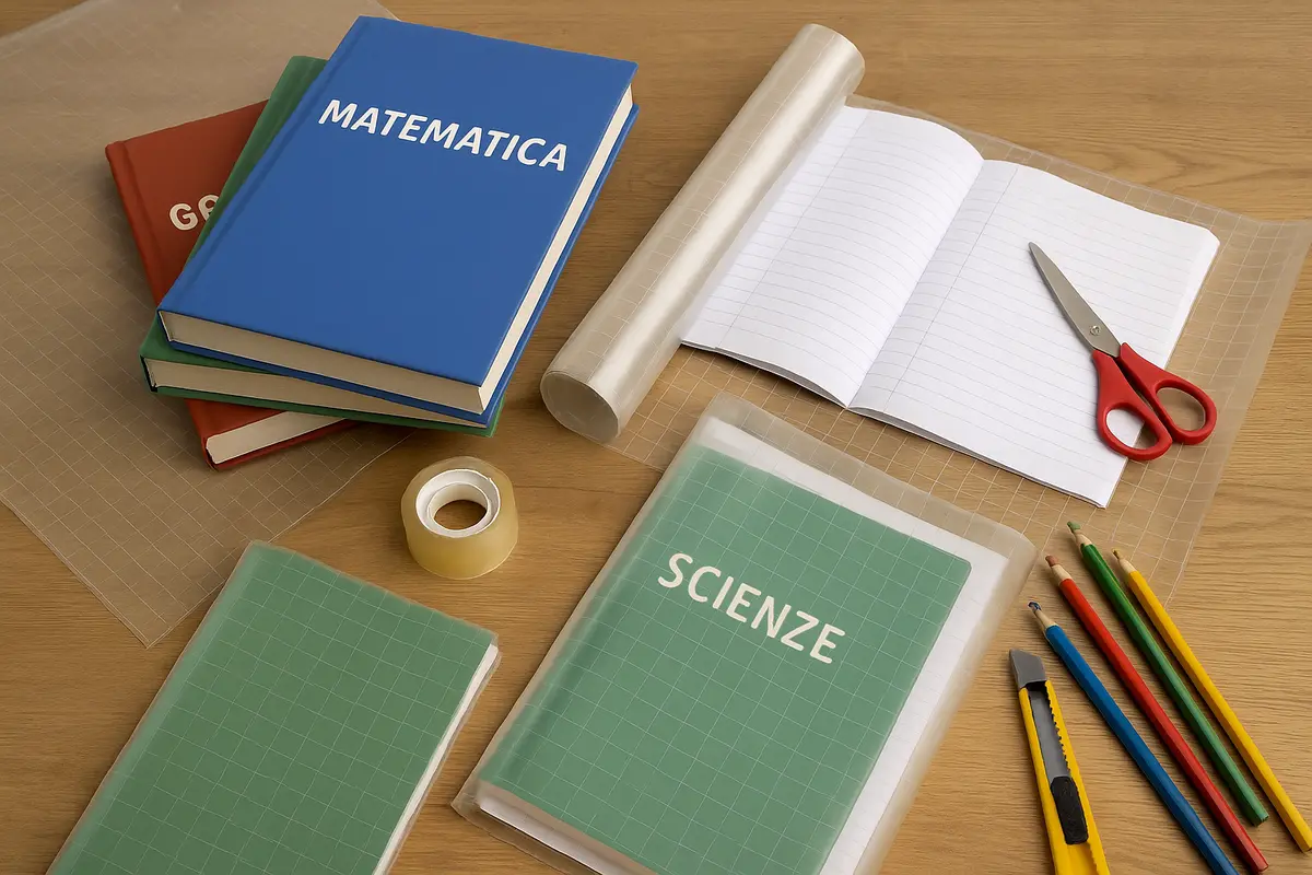 Materiali migliori per copertine libri scolastici: proteggi i testi senza rovinare le pagine