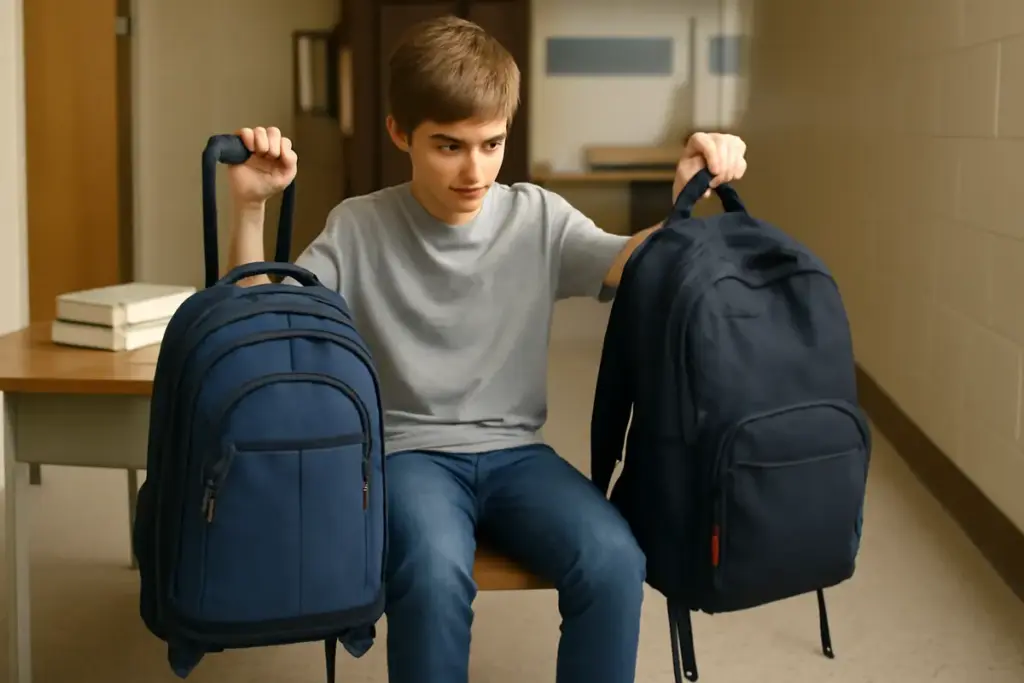 Zaini trolley o classici per la scuola? Come capire cosa conviene davvero per schiena e spazio