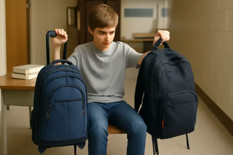 Zaini trolley o classici per la scuola? Come capire cosa conviene davvero per schiena e spazio