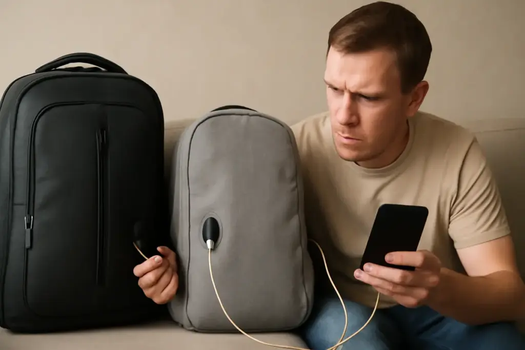 Zaini tech con porta USB integrata: evita lo sbaglio che fanno in tanti al primo acquisto