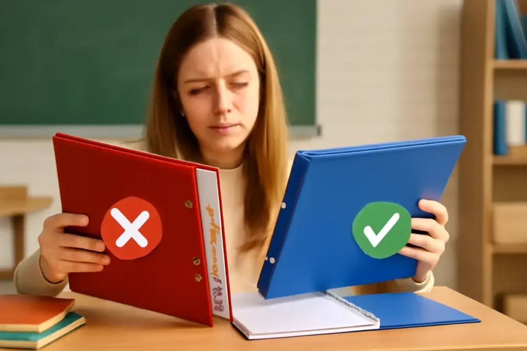 Quali sono gli errori più comuni nella scelta dei porta documenti scolastici? Ecco cosa controllare per evitare danni