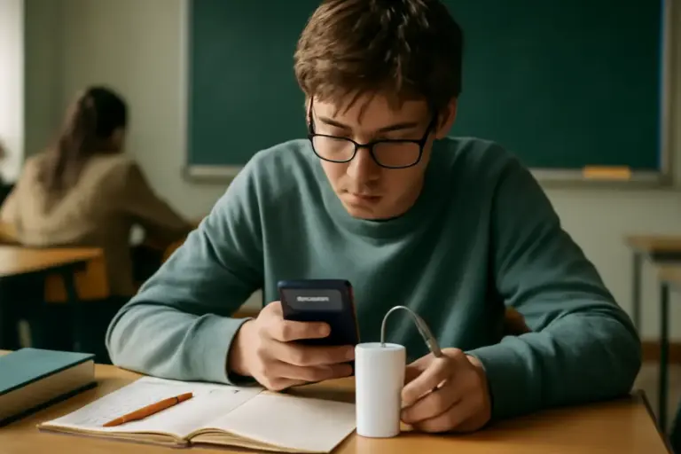 Power bank per studenti distratti: il dettaglio che ti salva durante le verifiche digitali