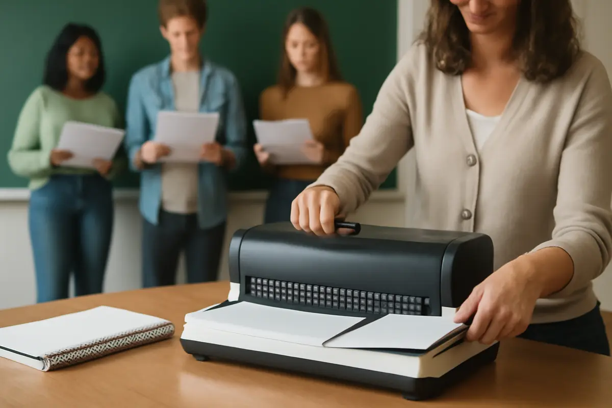 Rilegatrice a spirale per lavori di classe: risparmia tempo nelle presentazioni di gruppo