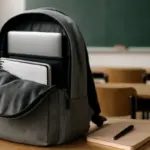 Zaini scuola superiore con tasca laptop imbottita: sicurezza per dispositivi e note pratiche