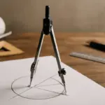 Compasso per geometria: il modello stabile che rende più precisi i disegni tecnici