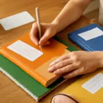 Etichette adesive per libri e quaderni: il trucco per non confondere mai i materiali