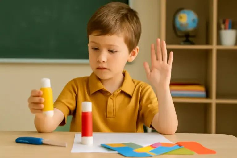 Come scegliere la colla stick per lavoretti a scuola? Il segreto per evitare mani appiccicose