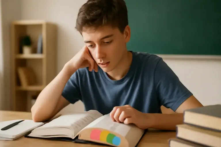 Segnalibri pratici per testi scolastici: la soluzione che velocizza i ripassi prima delle interrogazioni